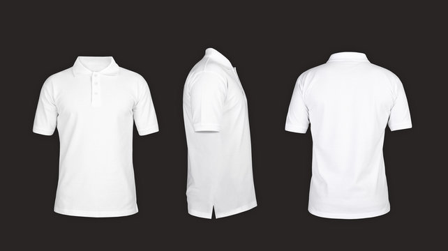 white polo t shirt template