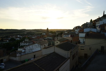 paisaje de un pueblo de arag&oacute;n 