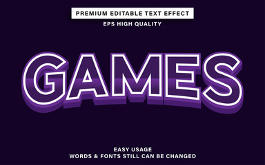 games text effect