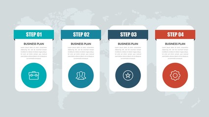 Corporate Business Infographic Element Premium Vector