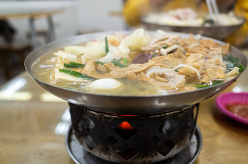 Pork Intestine Stinky Hot Pot