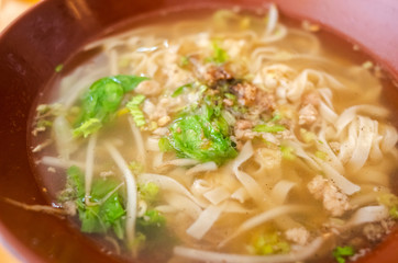 Taiwanese traditional soup noodles