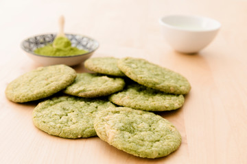 Green cookies