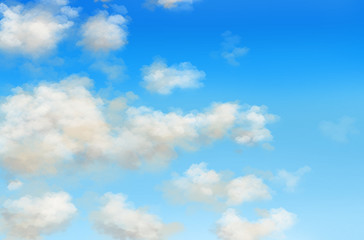 Obraz premium blue sky with clouds