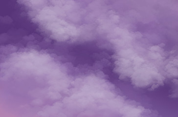 pink clouds in the sky