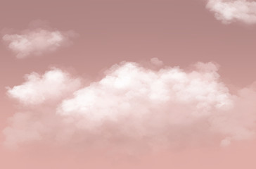 pink clouds in the sky