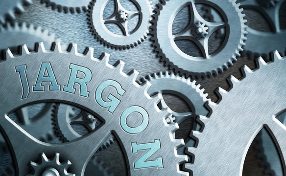 Text sign showing Jargon. Business photo text special words or expressions that are used by a particular profession