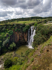 Fototapeta na wymiar waterfall in the mountains of India, Patalpani Waterfalls