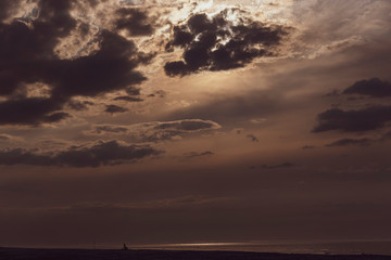 Obraz premium sunset over the sea