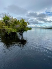 Sunset at Black River in Manaus, Amazonas - Brazil.