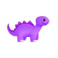 Cute dinosaur. Vector illustration for children.
