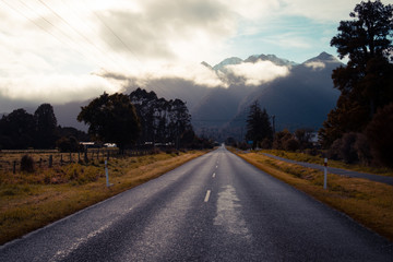 Endlose Straßen Neuseeland