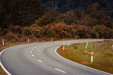 Endlose Straßen Neuseeland