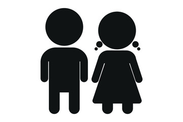 modern kids icon. child icon