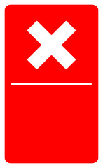 do not to do something tag and you can note about something that you can not to do