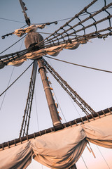 mast of a sailing ship