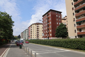 modern urban building in Milan
