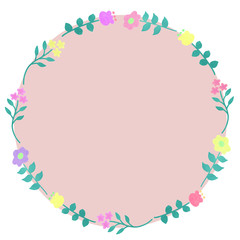 花　フラワー　フレーム