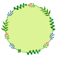 花　植物　フレーム