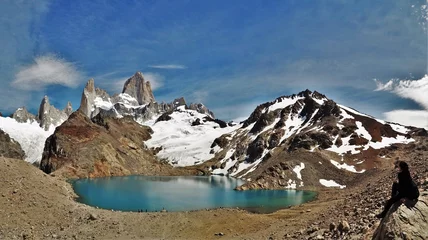 Papier Peint photo autocollant Fitz Roy Fitz Roy peak in Argentinian Patagonia