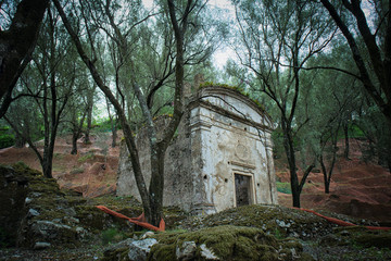 Ancient abandoned church in Southern Italy.