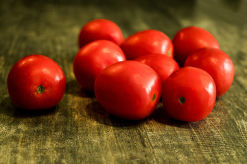 Tomatoes, cooked with herbs for the preservation