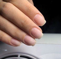 Women's nails without manicure