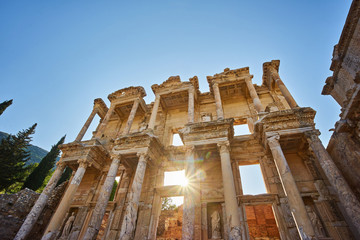 Ephesus ancient greek ruins in Turkey