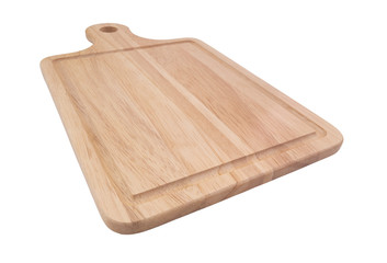 Cutting board isolated on white background