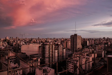 Panoramic view of the city of Buenos Aires