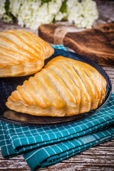 Puff pastry apple.