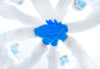 Many young researcher team are working on a vaccine to kill coronavirus (Covid-19) and overlapping...
