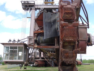 historische Tagebautechnik
