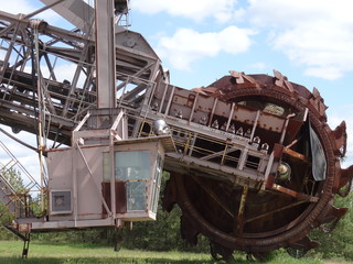 historische Tagebautechnik