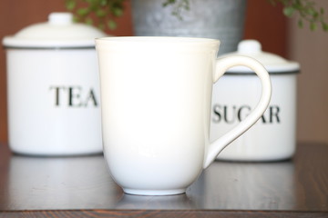 Coffee Mug - White - Bright - Farmhouse - Mockup