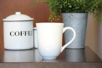Coffee Mug - White - Bright - Farmhouse - Mockup