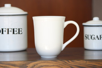 Coffee Mug - White - Bright - Farmhouse - Mockup