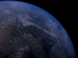 Obraz na płótnie Canvas The Picture Of Earth Planet