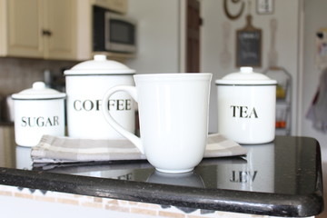 Coffee Mug - White - Bright - Farmhouse - Mockup
