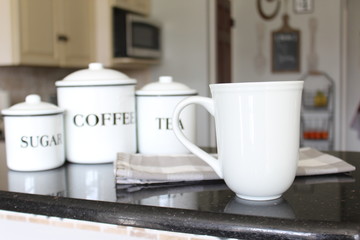 Coffee Mug - White - Bright - Farmhouse - Mockup