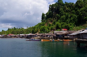 Fototapeta na wymiar Togians islands, Sulawesi