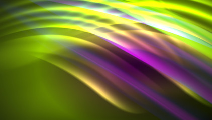 Fluid wave lines background. Trendy abstract layout template for business or technology presentation, internet poster or web brochure cover, wallpaper