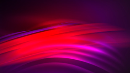 Fluid wave lines background. Trendy abstract layout template for business or technology presentation, internet poster or web brochure cover, wallpaper