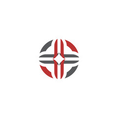 Obraz premium Wing Logo Template vector icon