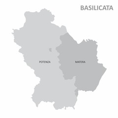 Basilicata region map