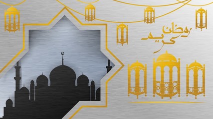 greeting card islamic vector illustrator © anton