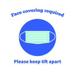 facial cover mask protection sign icon