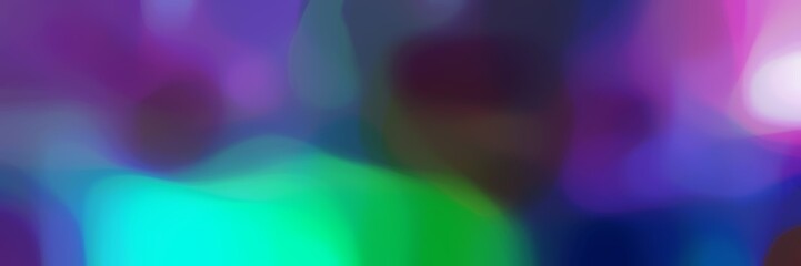 blurred iridescent universal background with dark slate blue, medium spring green and pastel violet colors and space for text or image