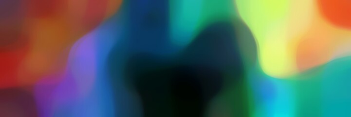 Obraz premium blurred bokeh universal background bokeh graphic with dark sea green, sienna and very dark blue colors and free text space