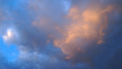 Naklejka na ściany i meble sky blue clouds background 